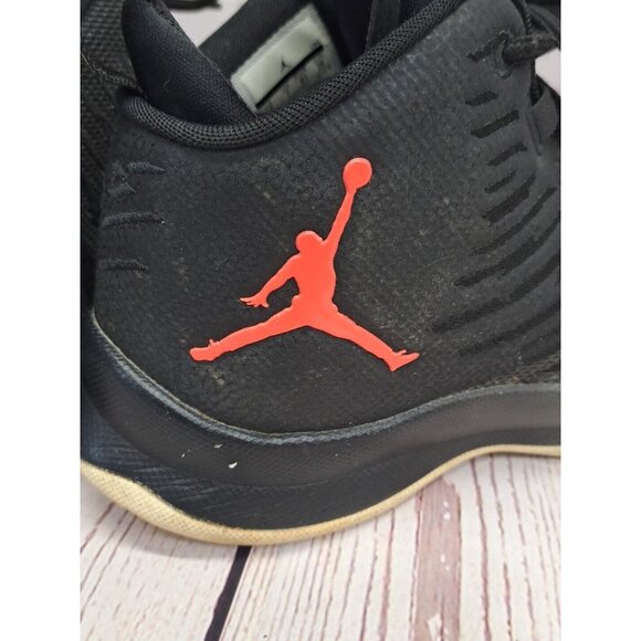 Air Jordan Mens Super Fly 5 Basketball Shoes Black Red 844677-004 2016 Men's 8 - Picture 7 of 9